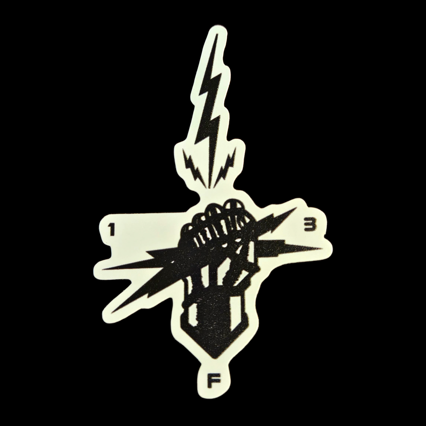 FIST LIGHTENING DECAL