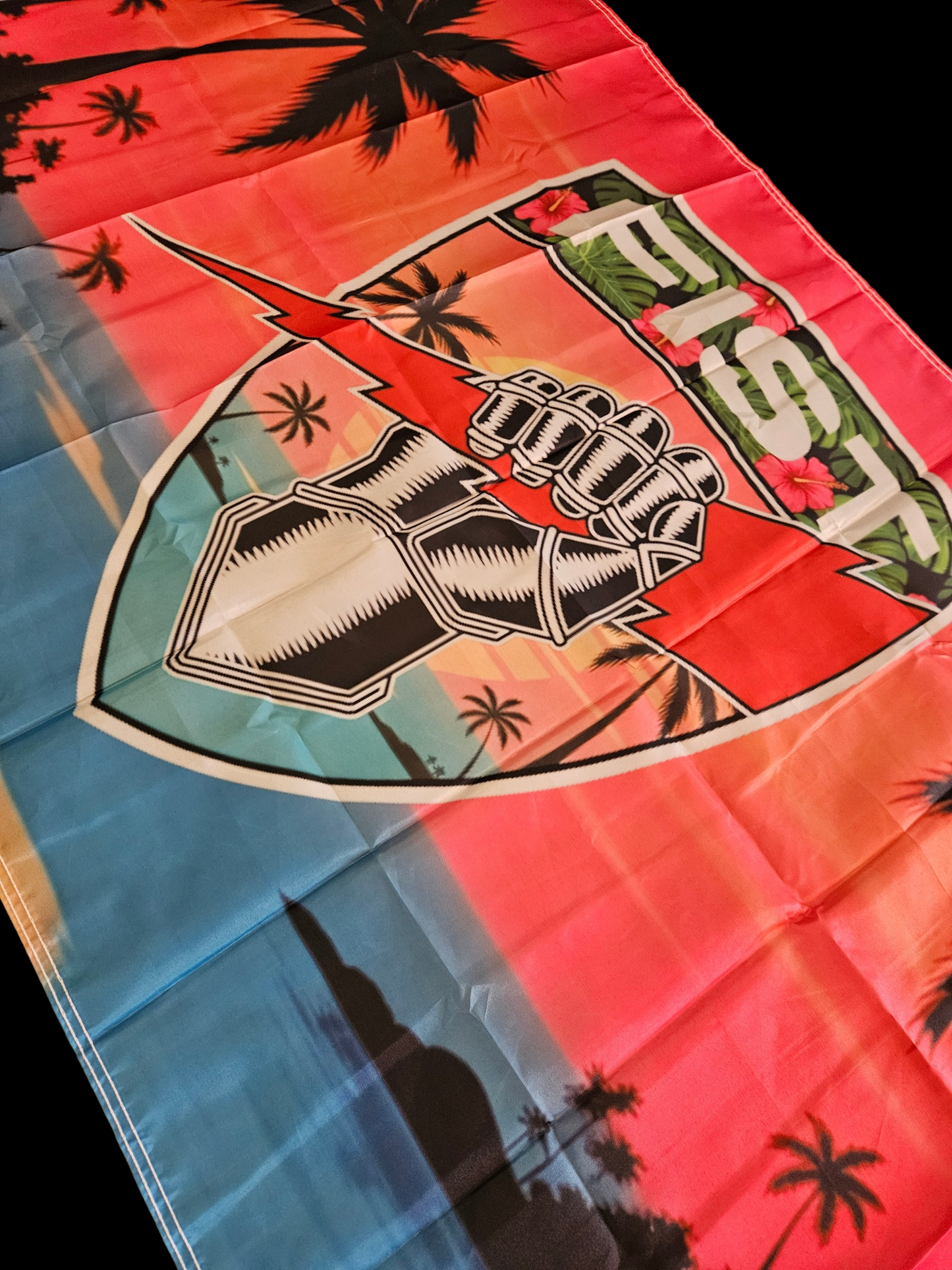 Beach vibes flag des1