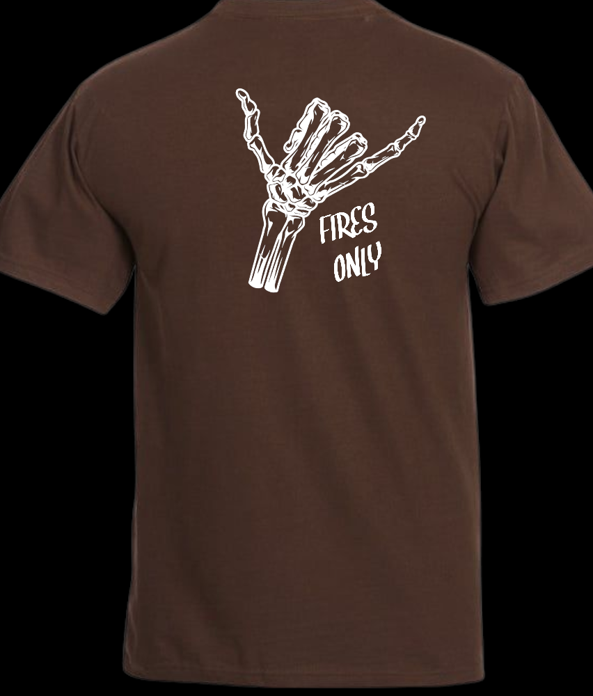 Fires only bones tee