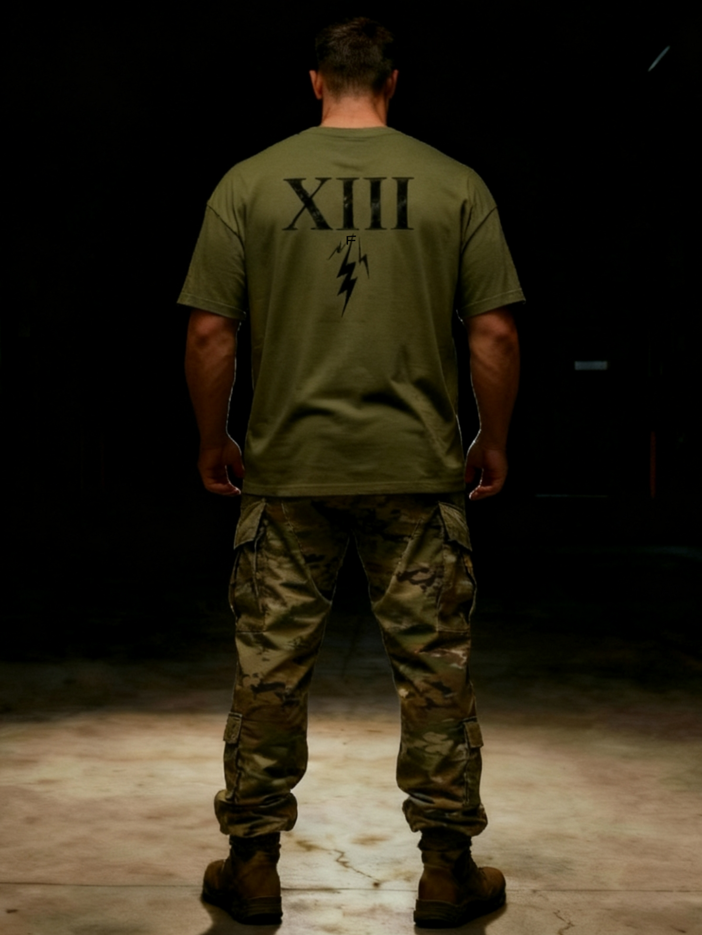 13 F short sleeve OD GREEN tee