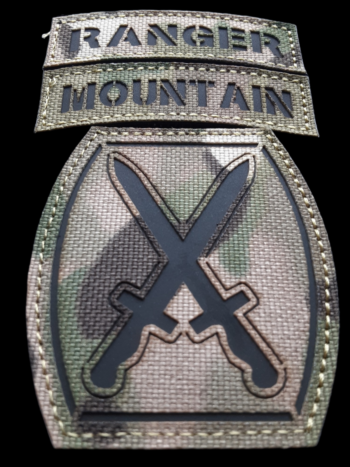 IR 10th MTN PATCH W/RANGER TAB