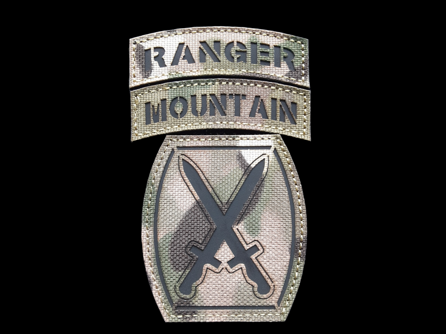 IR 10th MTN PATCH W/RANGER TAB