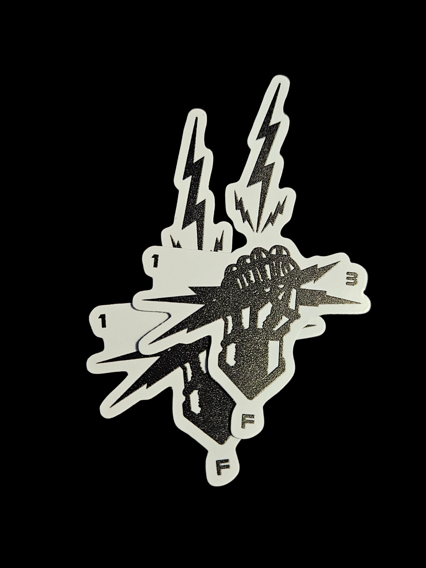 FIST LIGHTENING DECAL