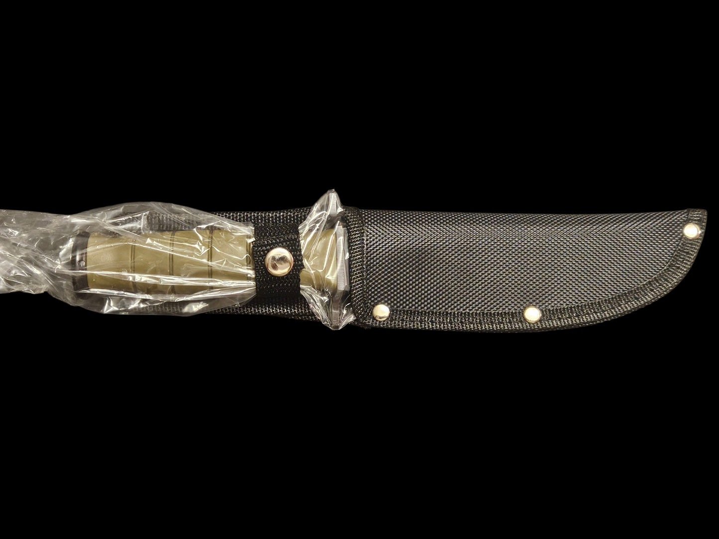 Custom laser engraved knife green