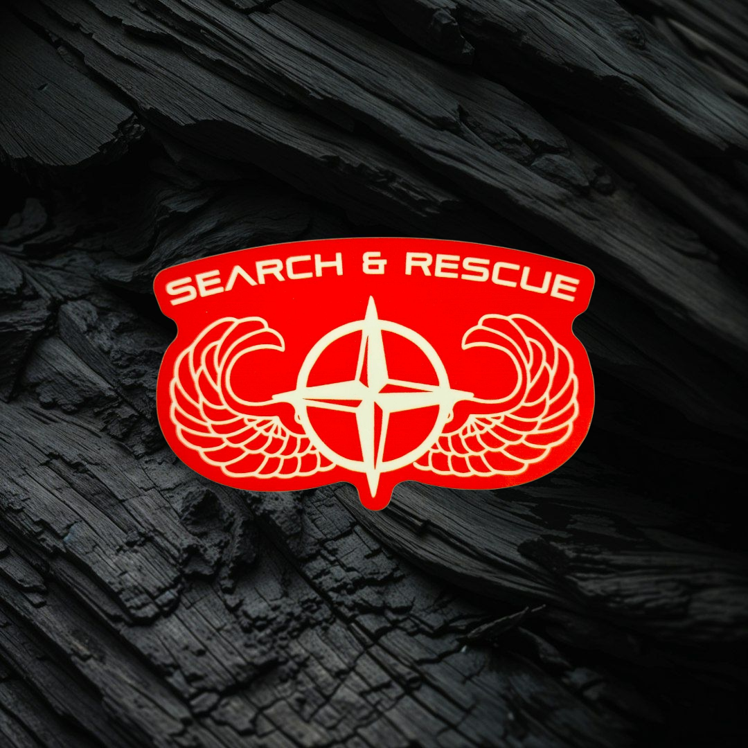 SAR weatherproof decals