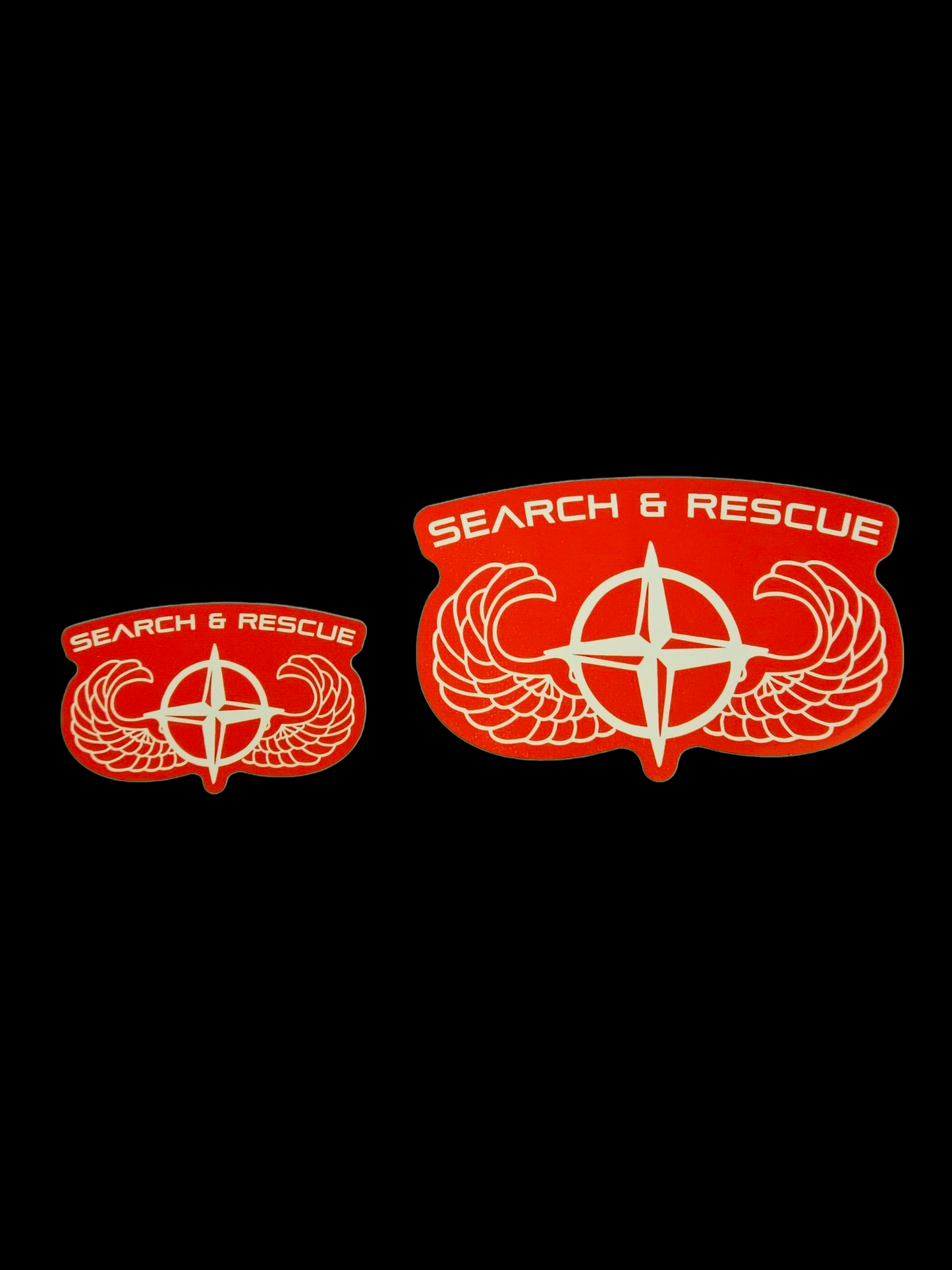 SAR weatherproof decals
