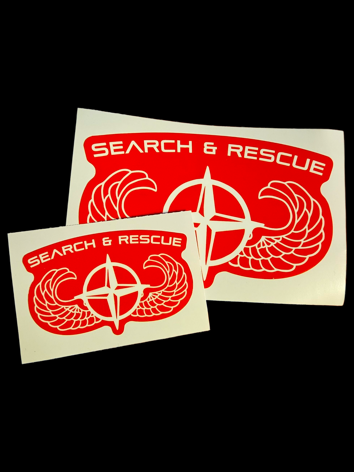 SAR weatherproof decals