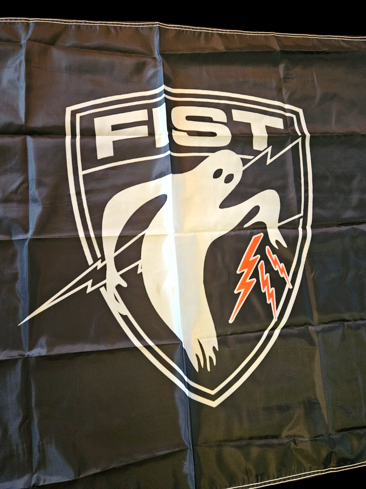 Ghost fist flag