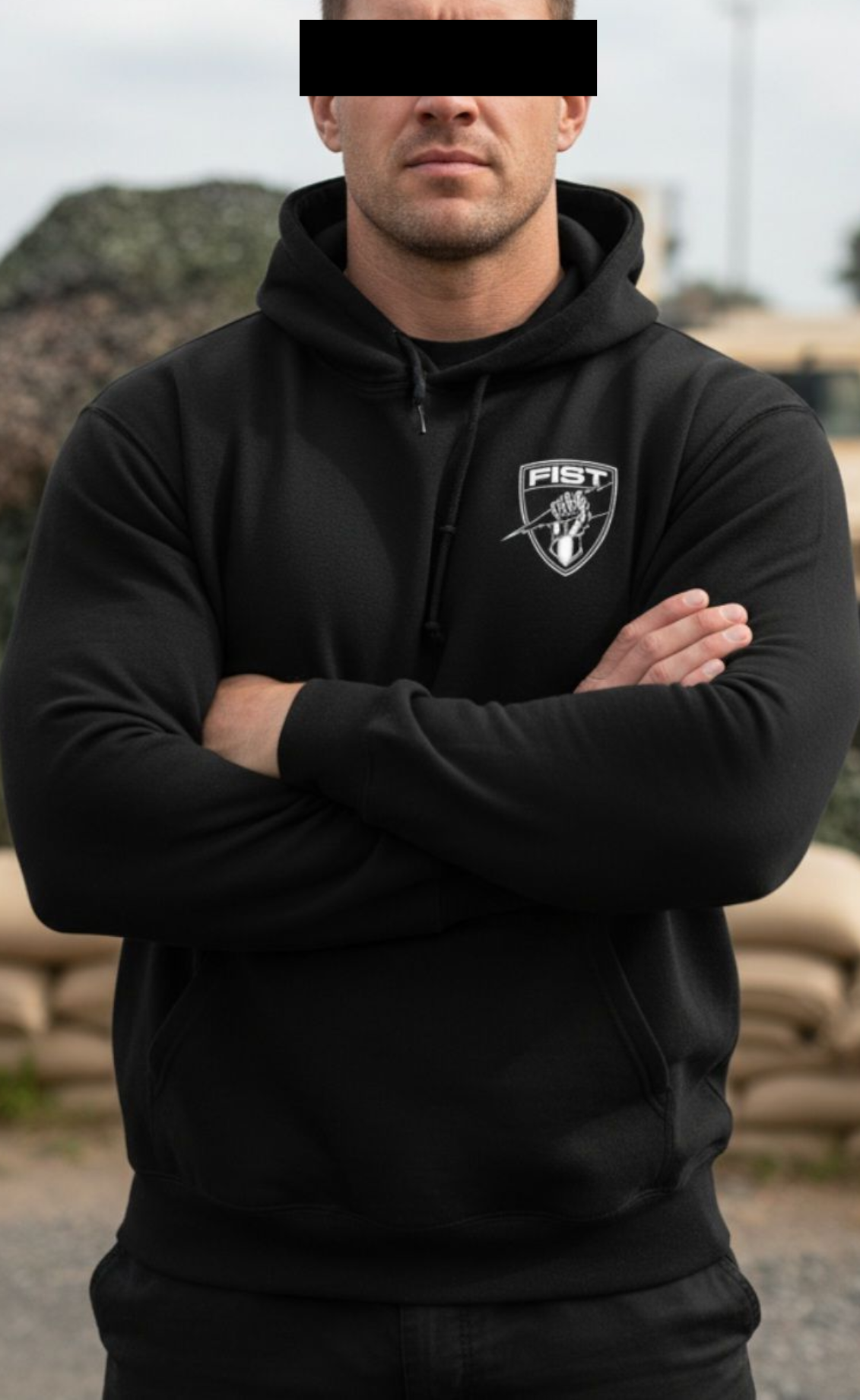 T705 fist shield Hoodie