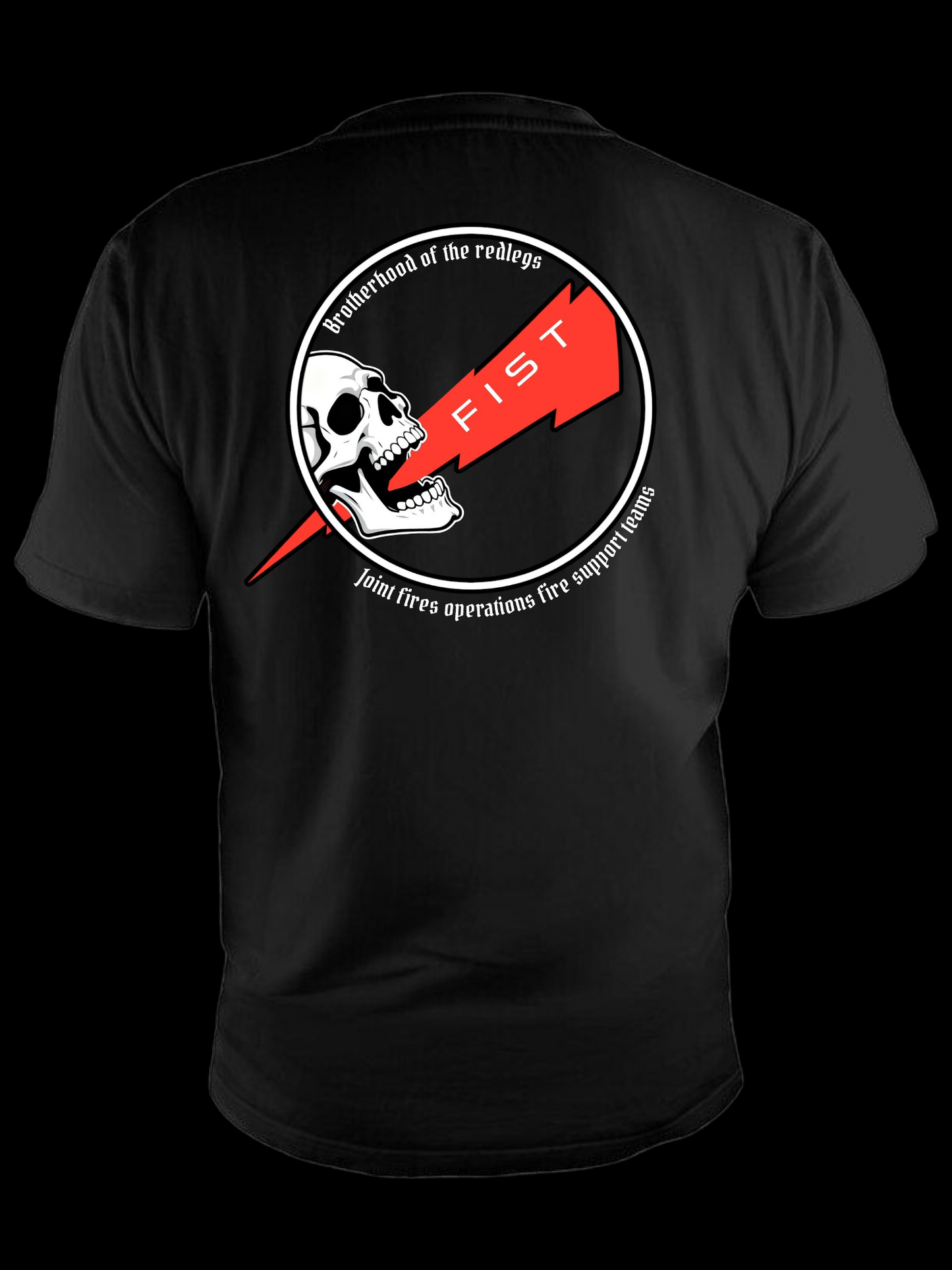 Redlegs skull tee des 2