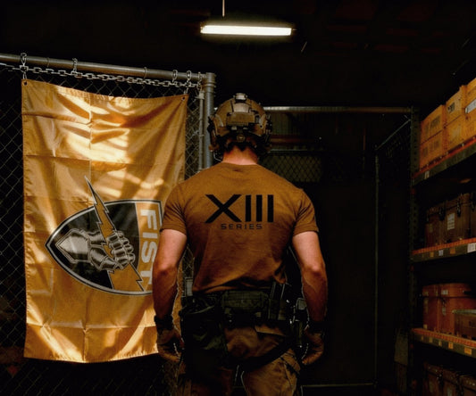 13 series short sleeve brown coyote tee