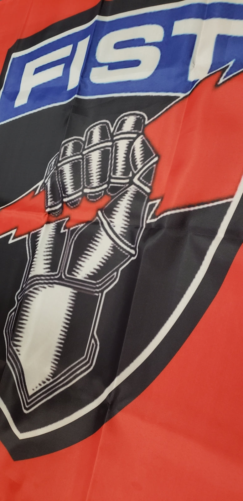 Red fist flags 3'x5'