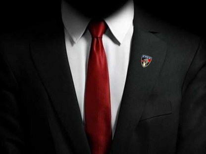 Colored shield lapel pin