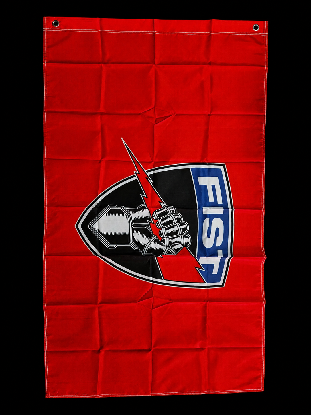 Red fist flags 3'x5'
