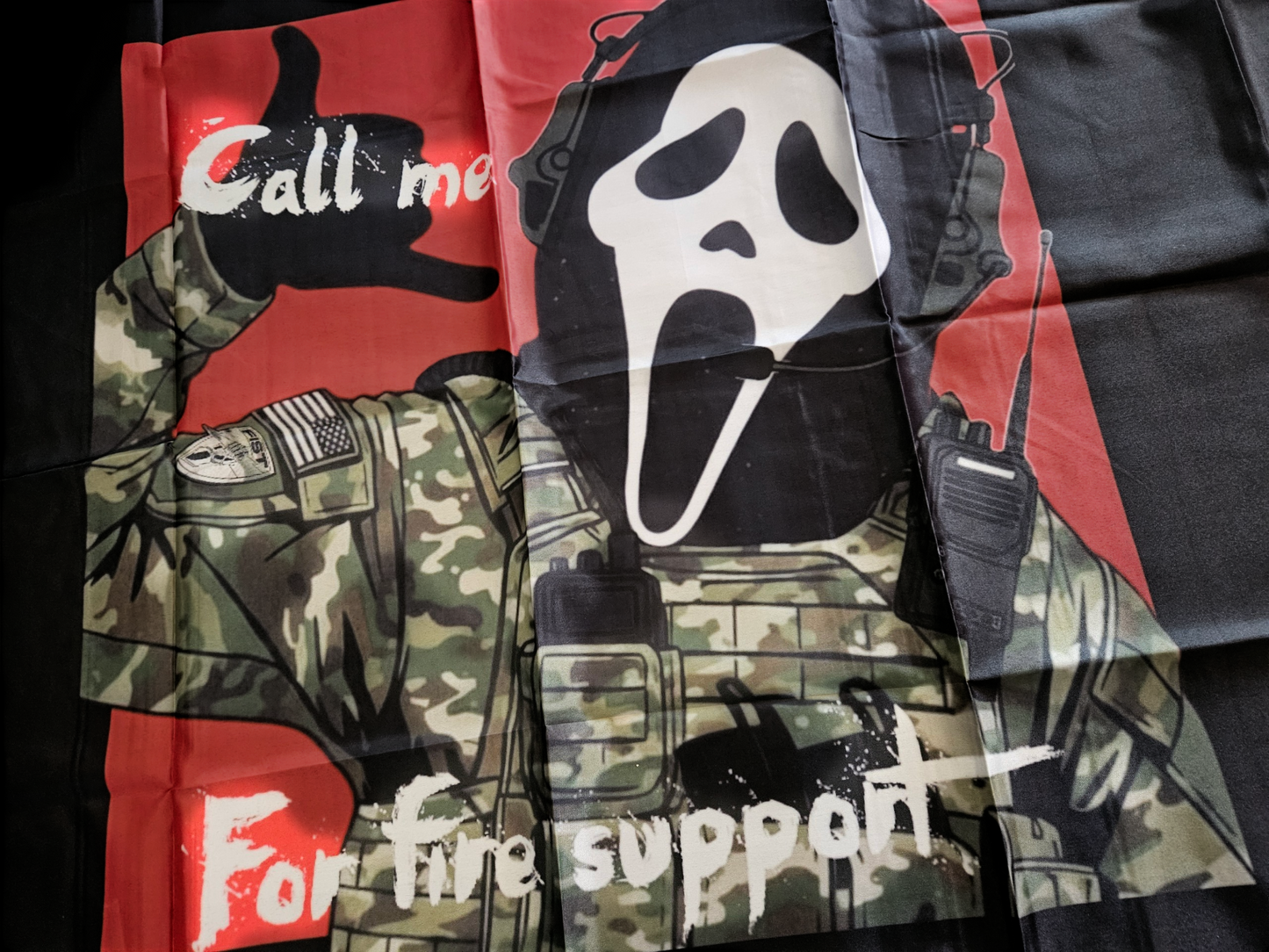 Call me for fire support flag