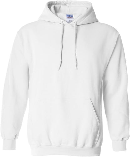 White Hoodie fist tab back