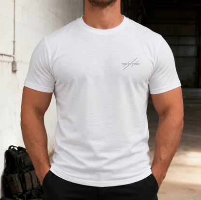Call me white tee shirt des 1