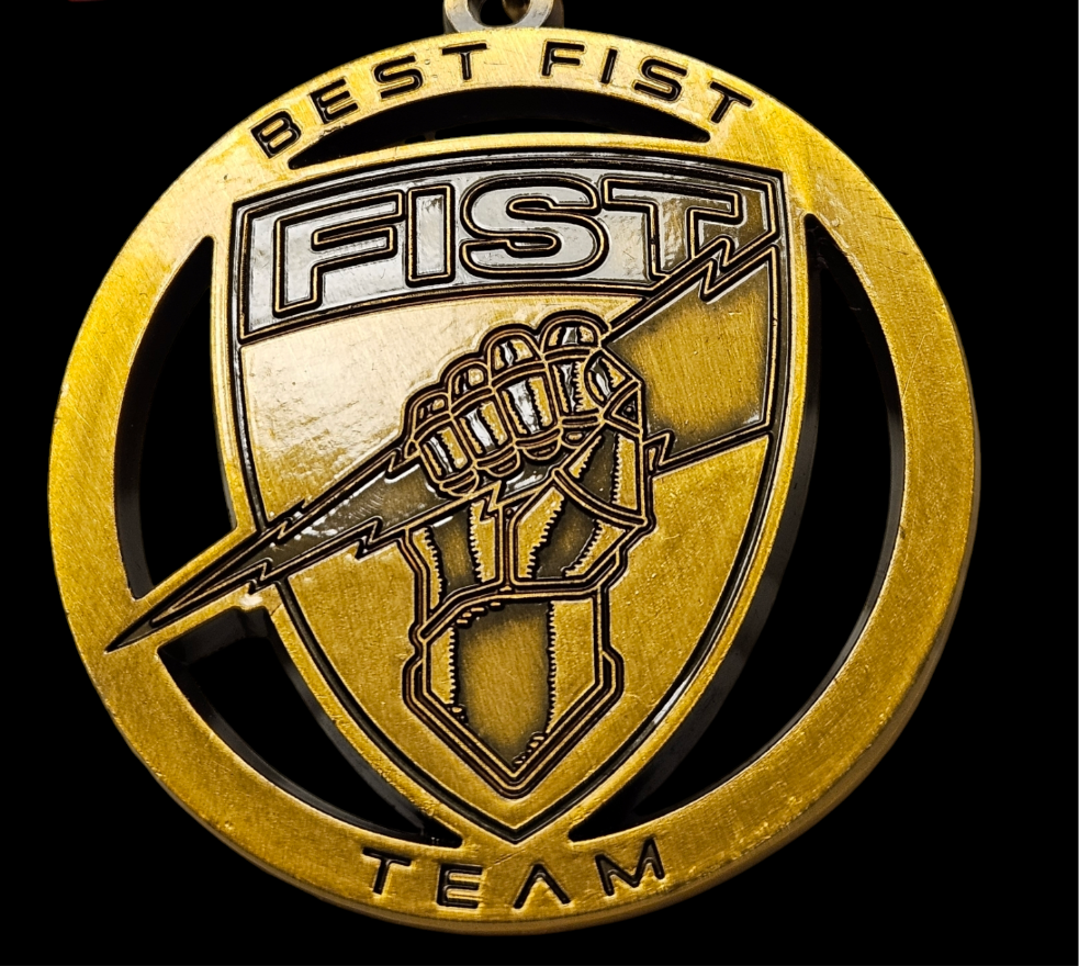 Best fist team Medal