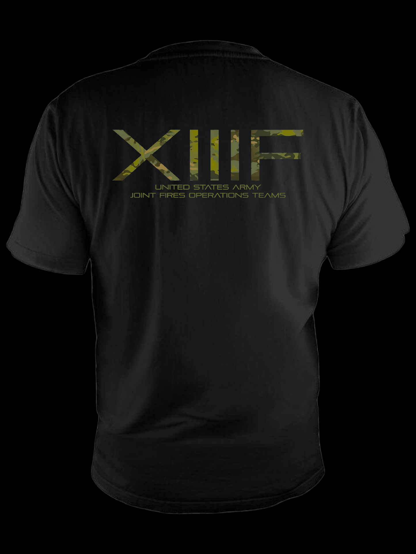 Black XIIIF tee (multicam tropic des2)