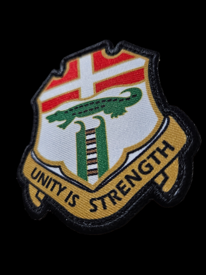 CUSTOM 1-6 IN BN PRINTED UNIT CREST PATCH