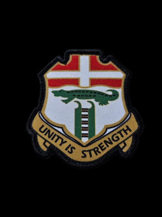 CUSTOM 1-6 IN BN PRINTED UNIT CREST PATCH