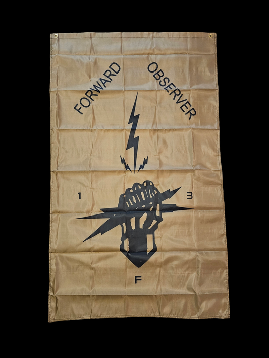 FIST LIGHTENING FLAG 3'x5' COYOTE