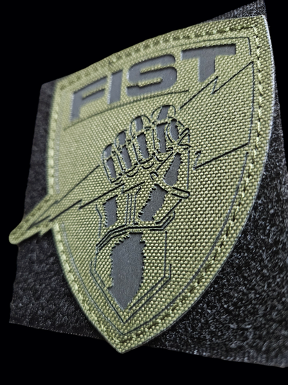 OD green fist shield ir patch