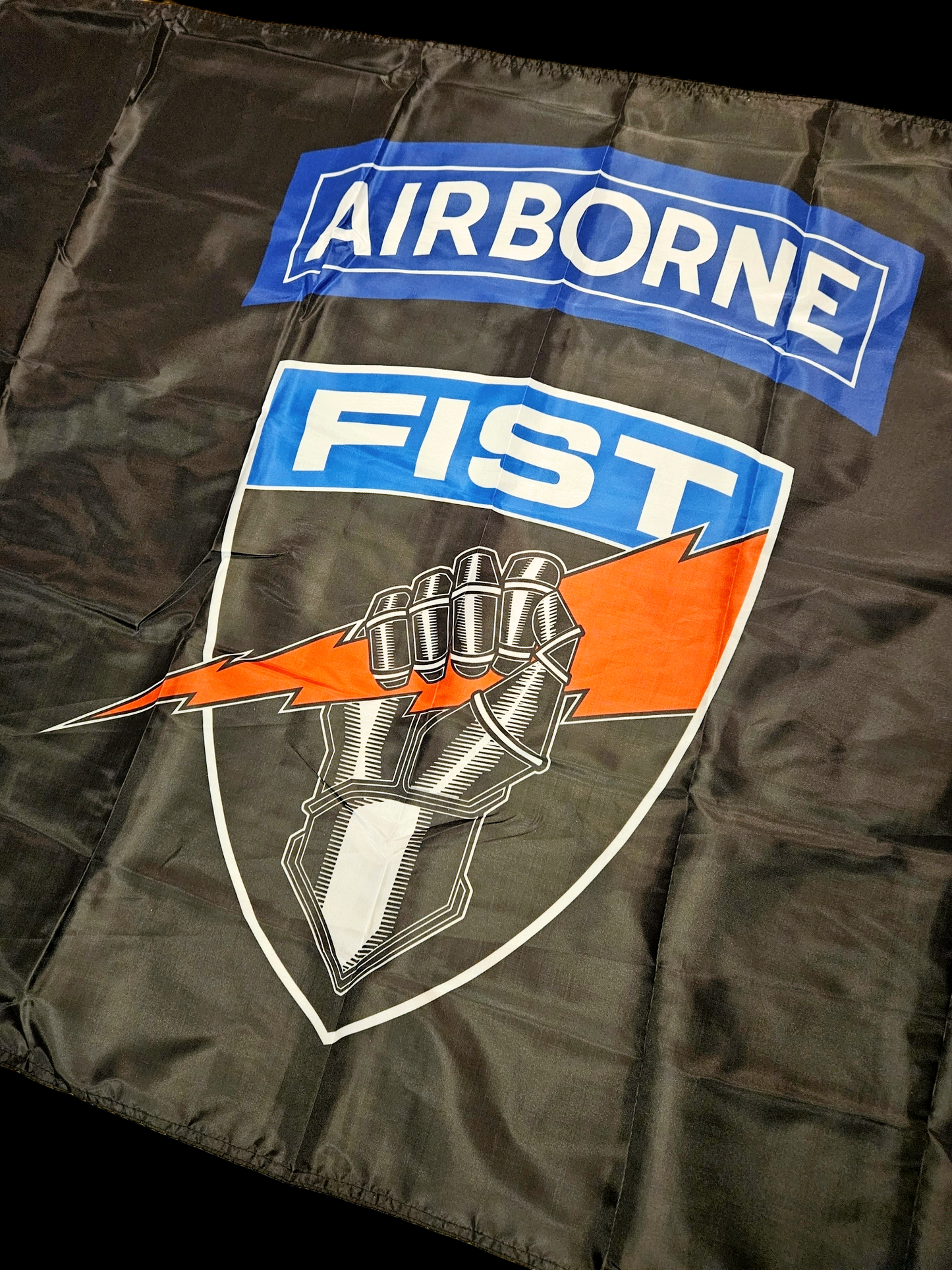 Airborne fist flag