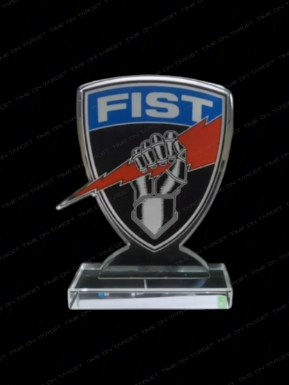 Fist award trophy