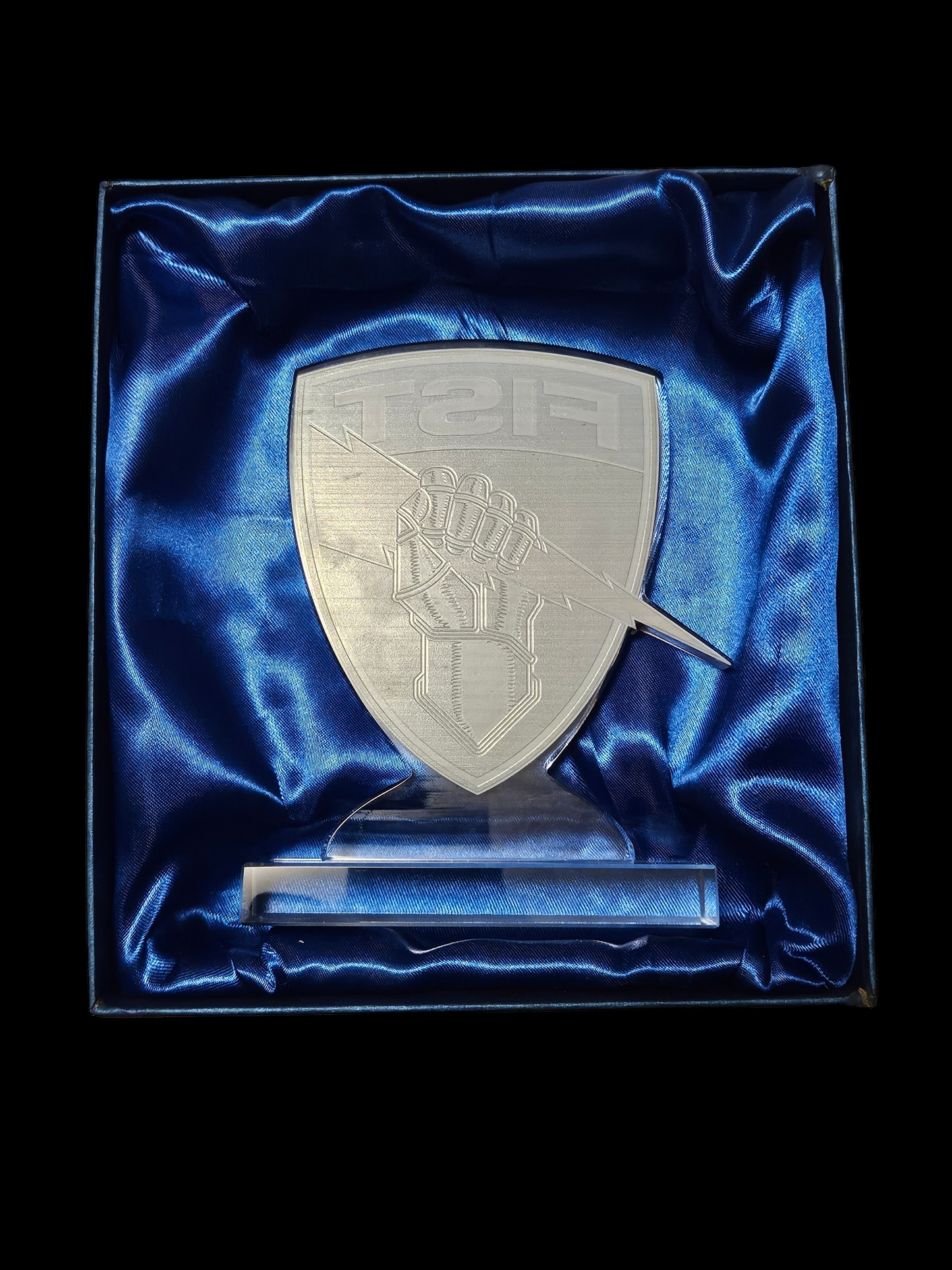 Fist award trophy