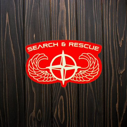 SAR weatherproof decals