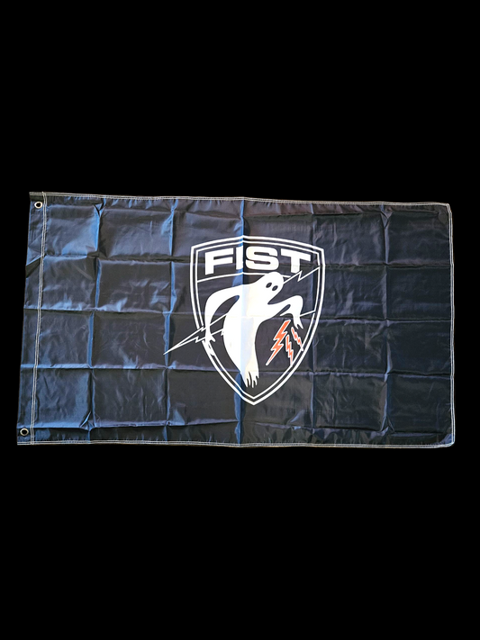 Ghost fist flag