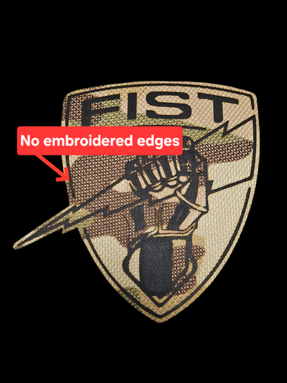 Defective fist shield patch