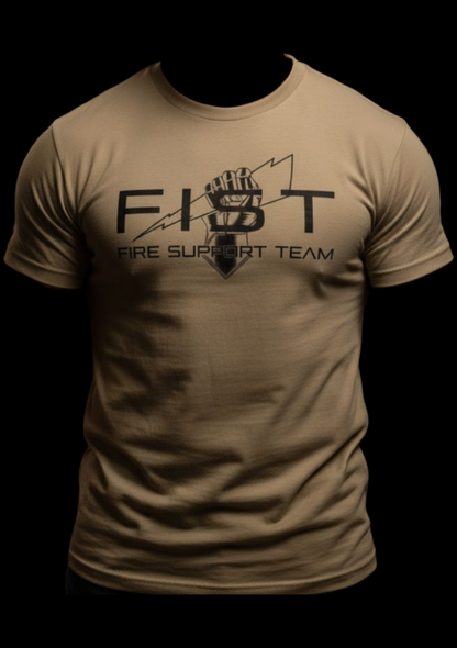 BROWN COYOTE Fist teams tee