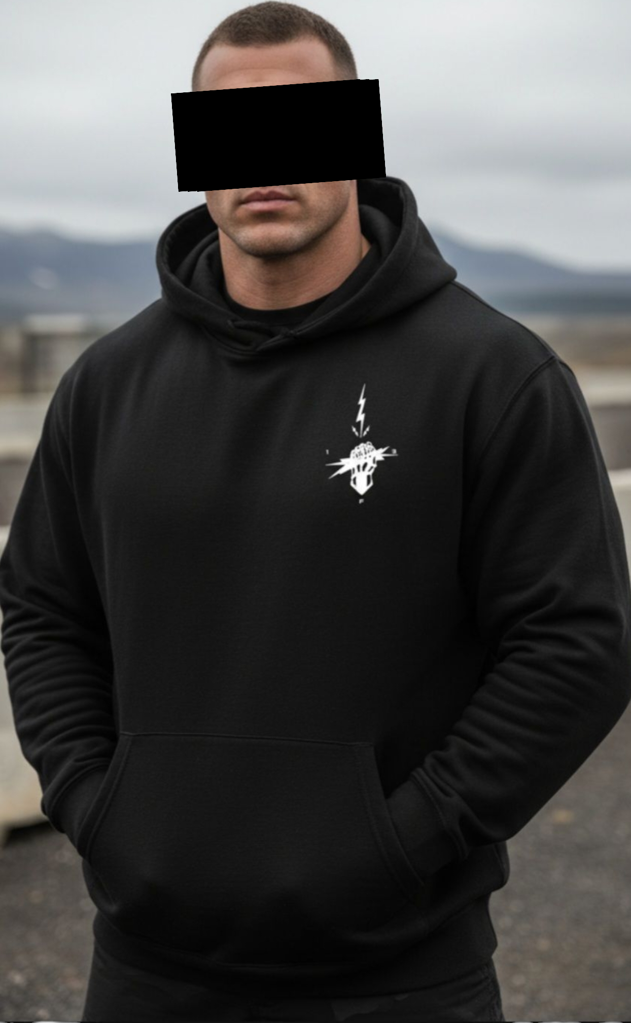 T705 fist lightening Hoodie