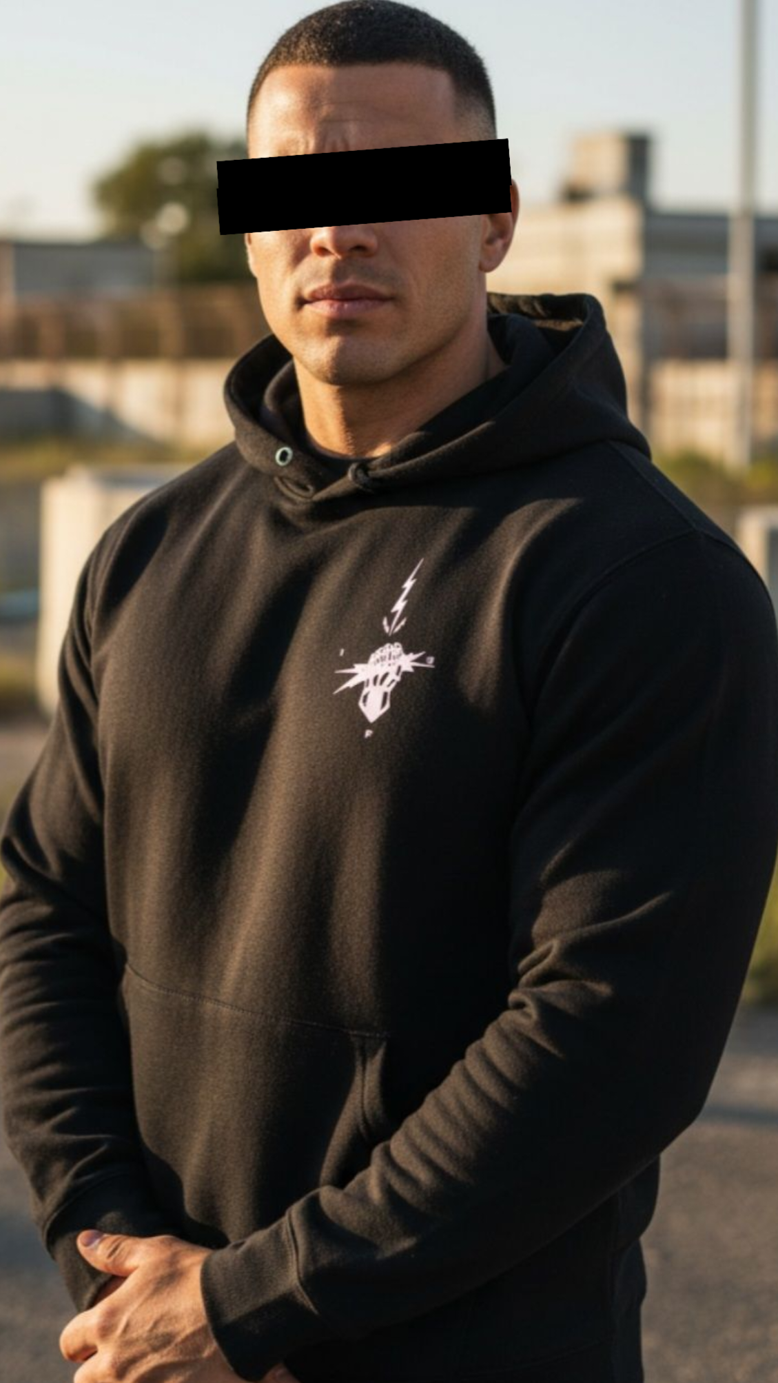 T705 fist lightening Hoodie