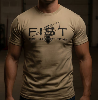 BROWN COYOTE Fist teams tee