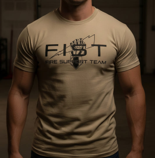 BROWN COYOTE Fist teams tee