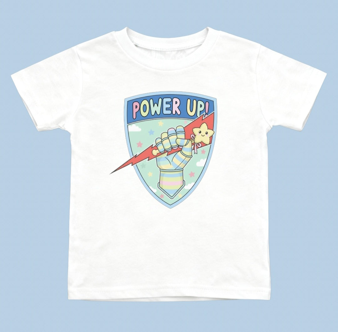 Kids power up tees
