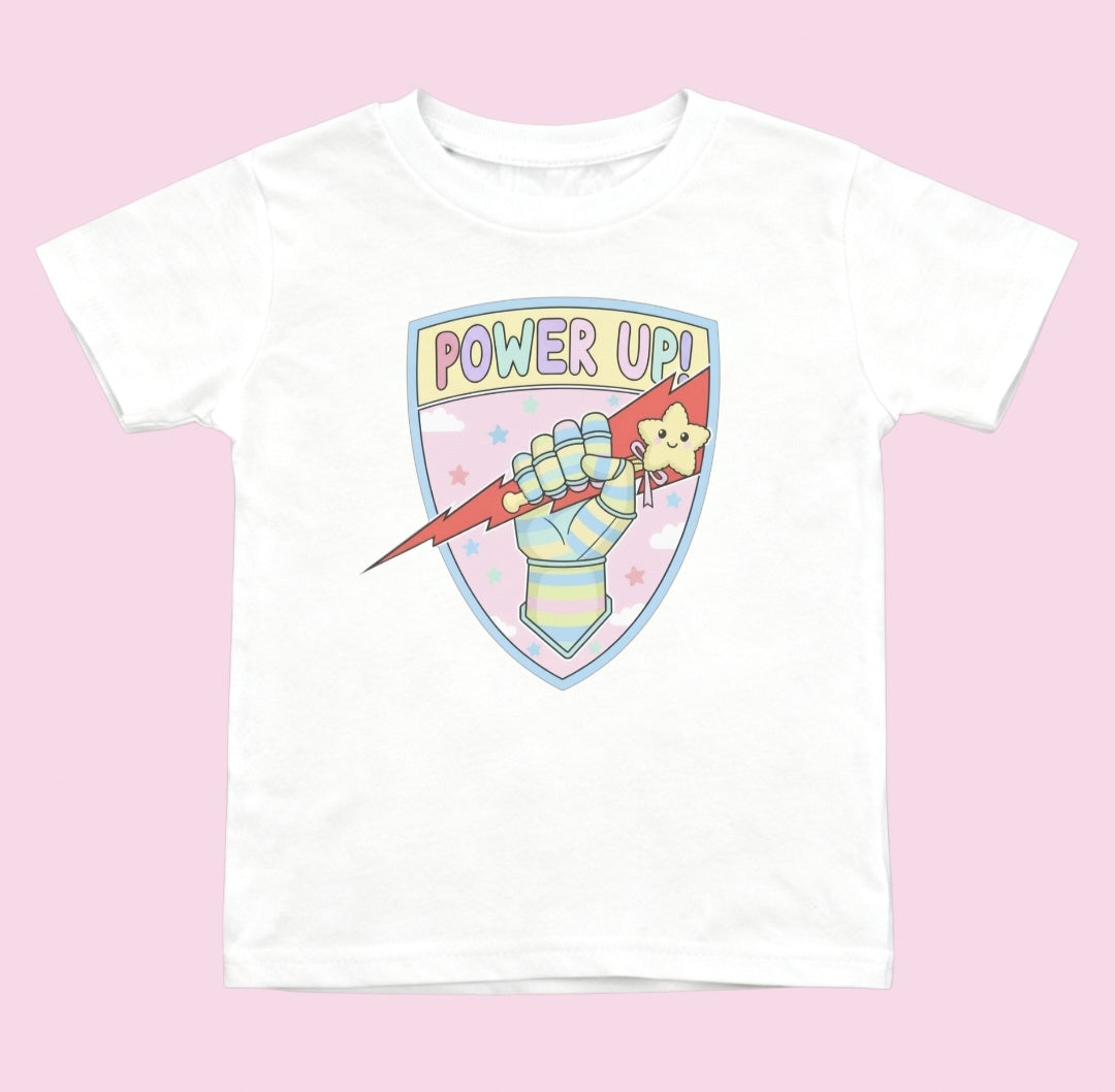 Kids power up tees