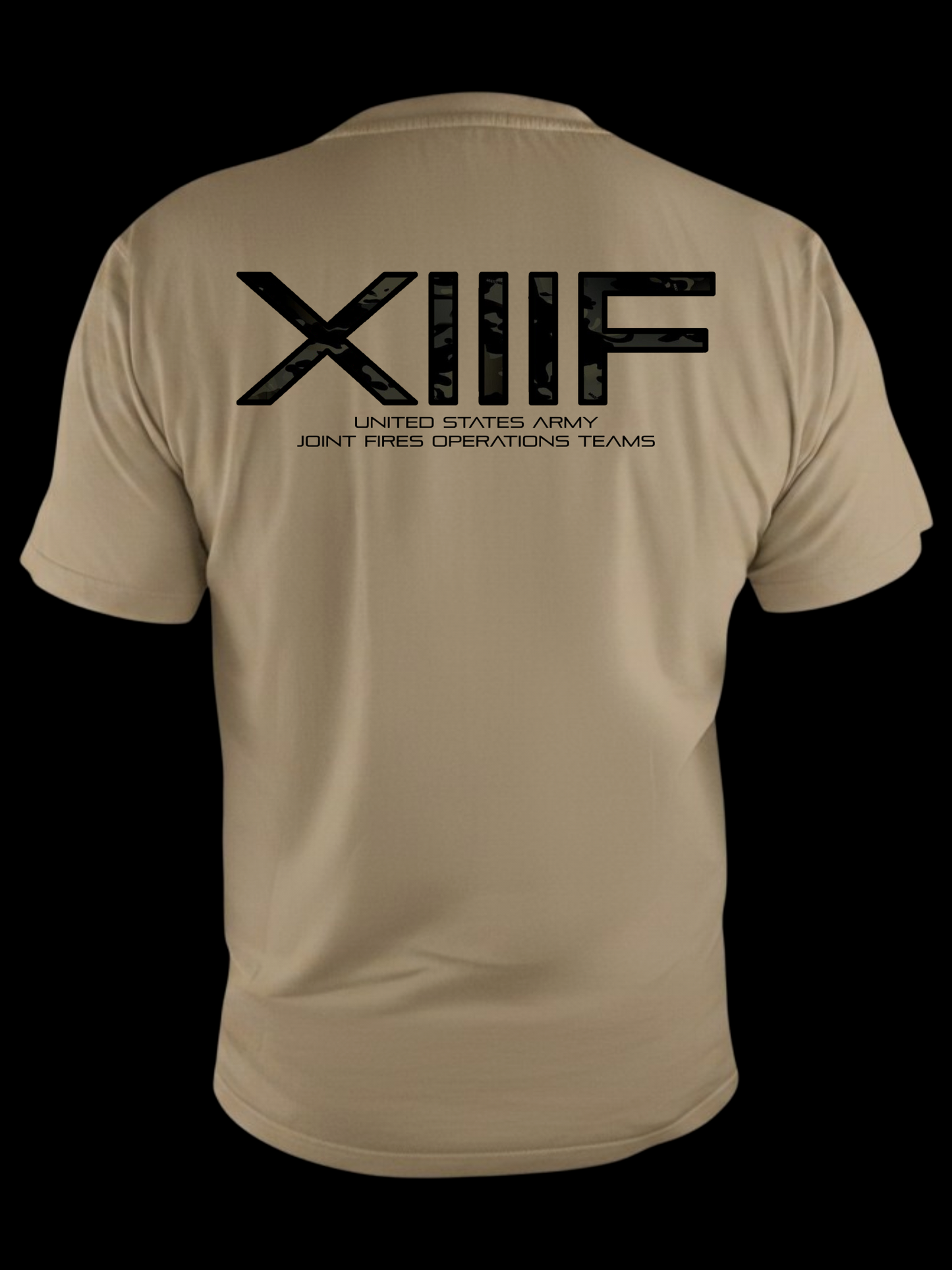 Slate tan XIIIF tee des5 black multicam