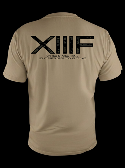 Slate tan XIIIF tee des5 black multicam