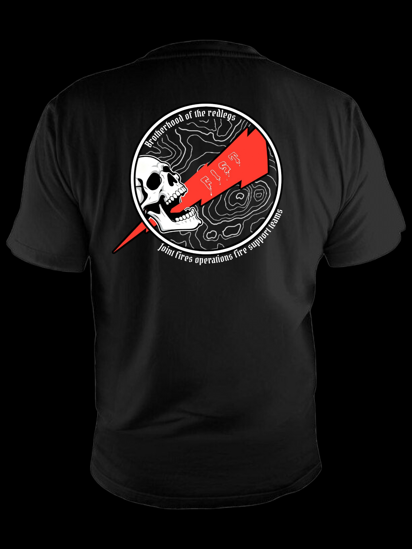 Redlegs skull tee des 1