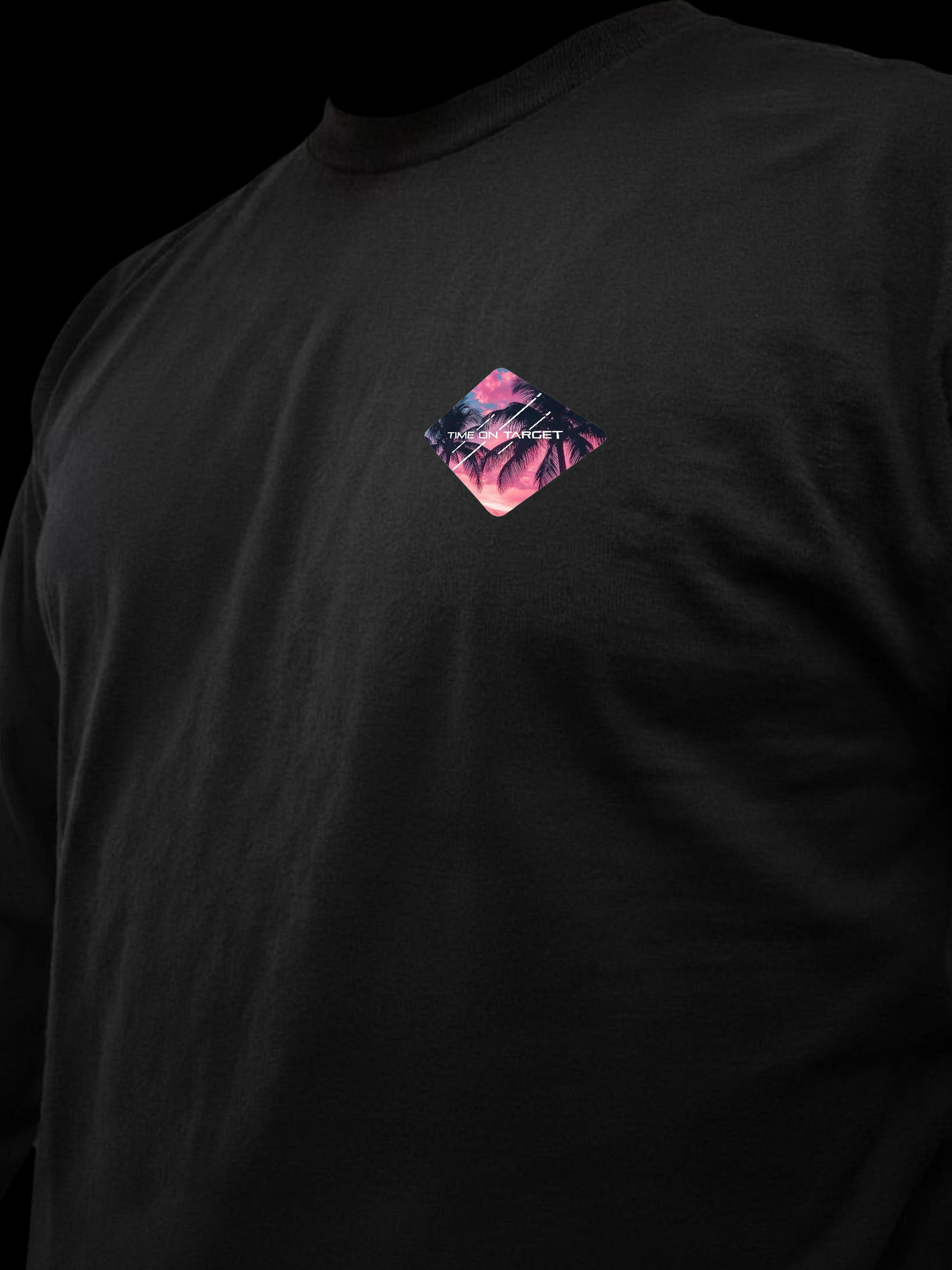 Tropical vibes tee des2 black
