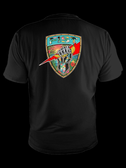 Tropical vibes banana man tee black