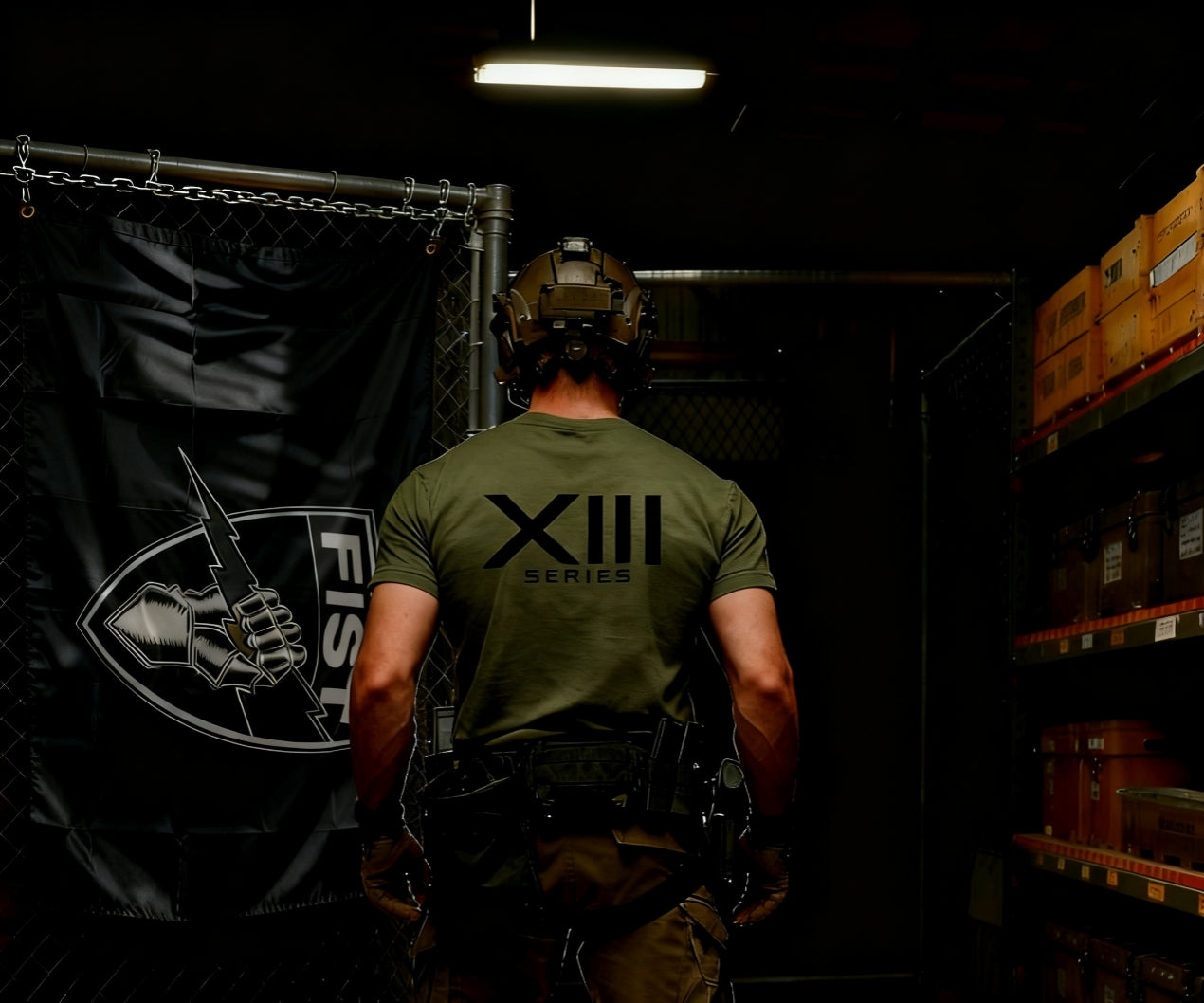 13 series short sleeve OD GREEN tee