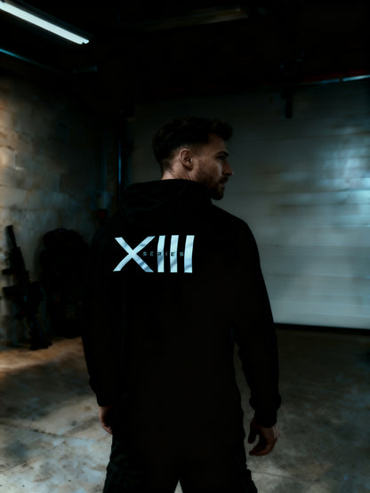 13 series black hoodie