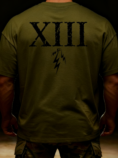 13 F short sleeve OD GREEN tee