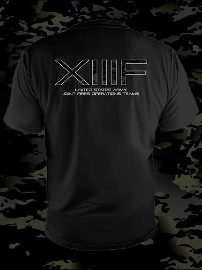 Black XIIIF tee (black multicam des)