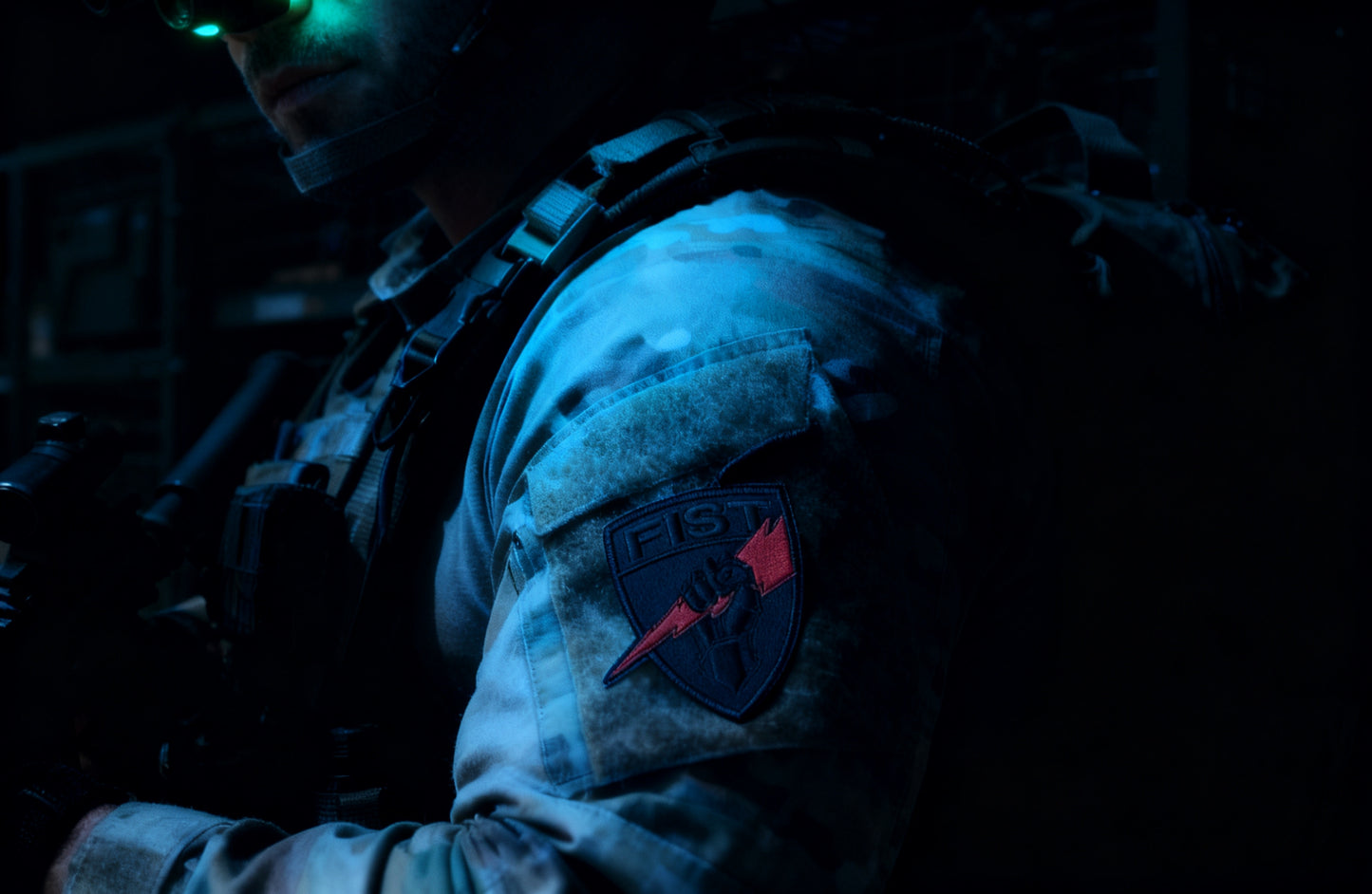 Blackout fist patch